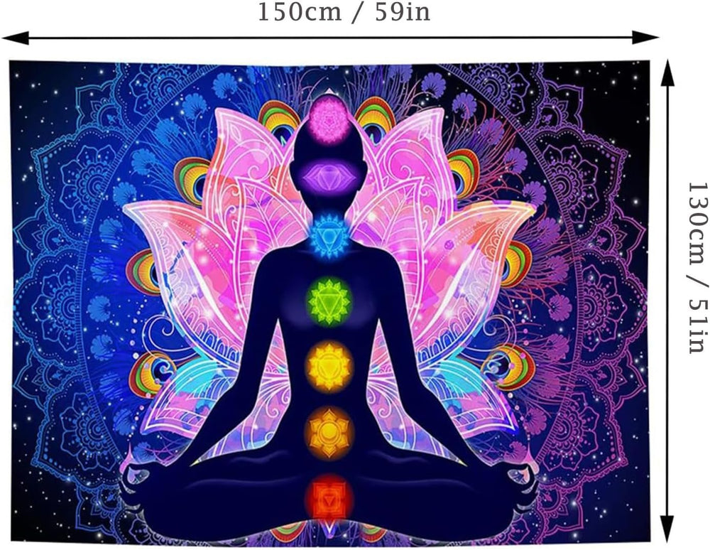 Tapiserie tapiterie mandala colorata mistica Casa - Accesorii si Decoratiuni Naty Shop