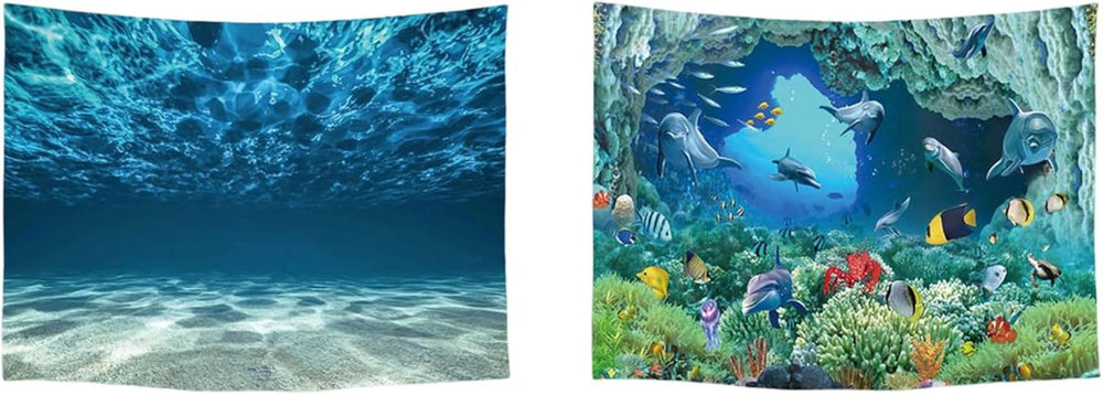 Tapiserie ulticool casa plaja mare insula palmier Casa - Accesorii si Decoratiuni Naty Shop Acvariu oceanic