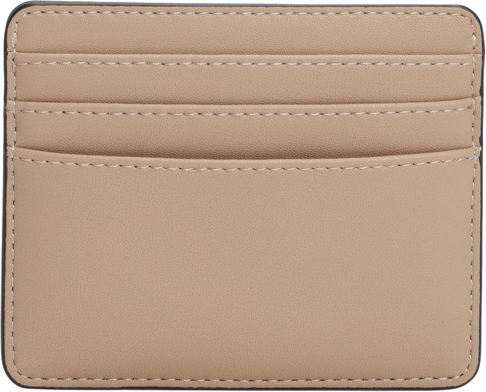 Tommy Hilfiger ladies card holder Feminin cu logo, Bej (Coastal Taupe), Marime unica Portofel Barbati Naty Shop