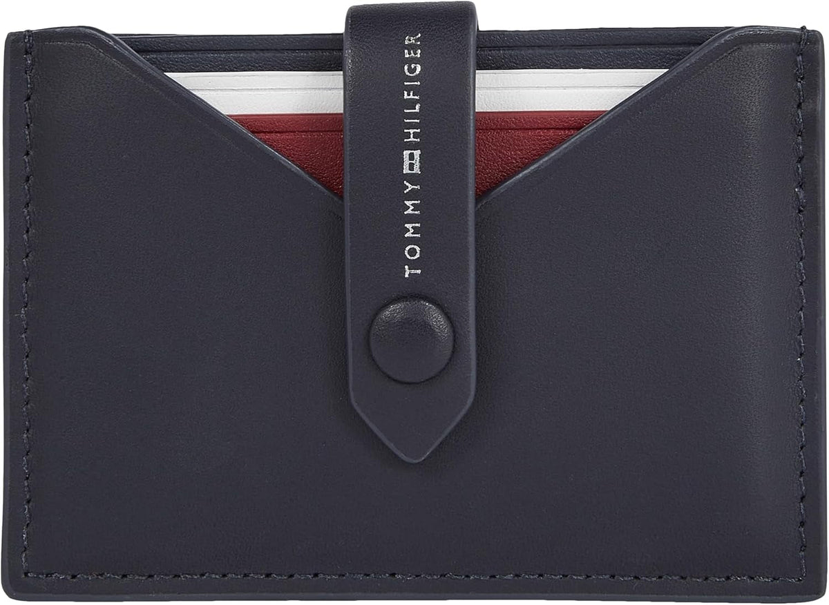 Tommy Hilfiger portofel pentru bărbați Smooth Retractable Cc Small, Blue (Space Blue), Onesize Portofel Barbati Naty Shop Titlu implicit